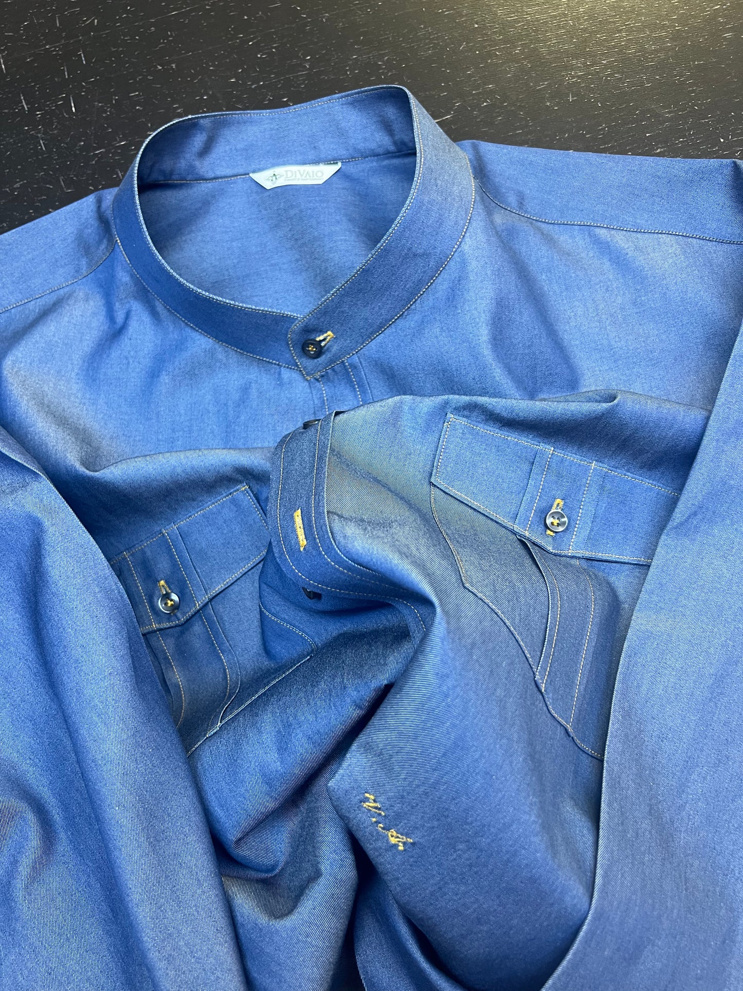 👔 Camicia di Jeans Artigianale – CamiceriaDiVaio per ELYSHIA
